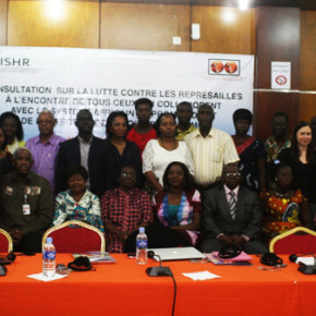 Séminaire de « Consultation sur la lutte contre les représailles à l’encontre de tous ceux qui collaborent avec le système africain de promotion et de protection des droits de l’homme » Séminaire de « Consultation sur la lutte contre les représailles à l’encontre de tous ceux qui collaborent avec le système africain de promotion et de protection des droits de l’homme »