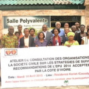 ATELIER DE CONSULTATION DES ONG SUR LES STRATEGIES DE SUIVI DES RECOMMANDATIONS DE L’EPU 2014 ACCEPTEES PAR LA COTE D’IVOIRE ATELIER DE CONSULTATION DES ONG SUR LES STRATEGIES DE SUIVI DES RECOMMANDATIONS DE L’EPU 2014 ACCEPTEES PAR LA COTE D’IVOIRE