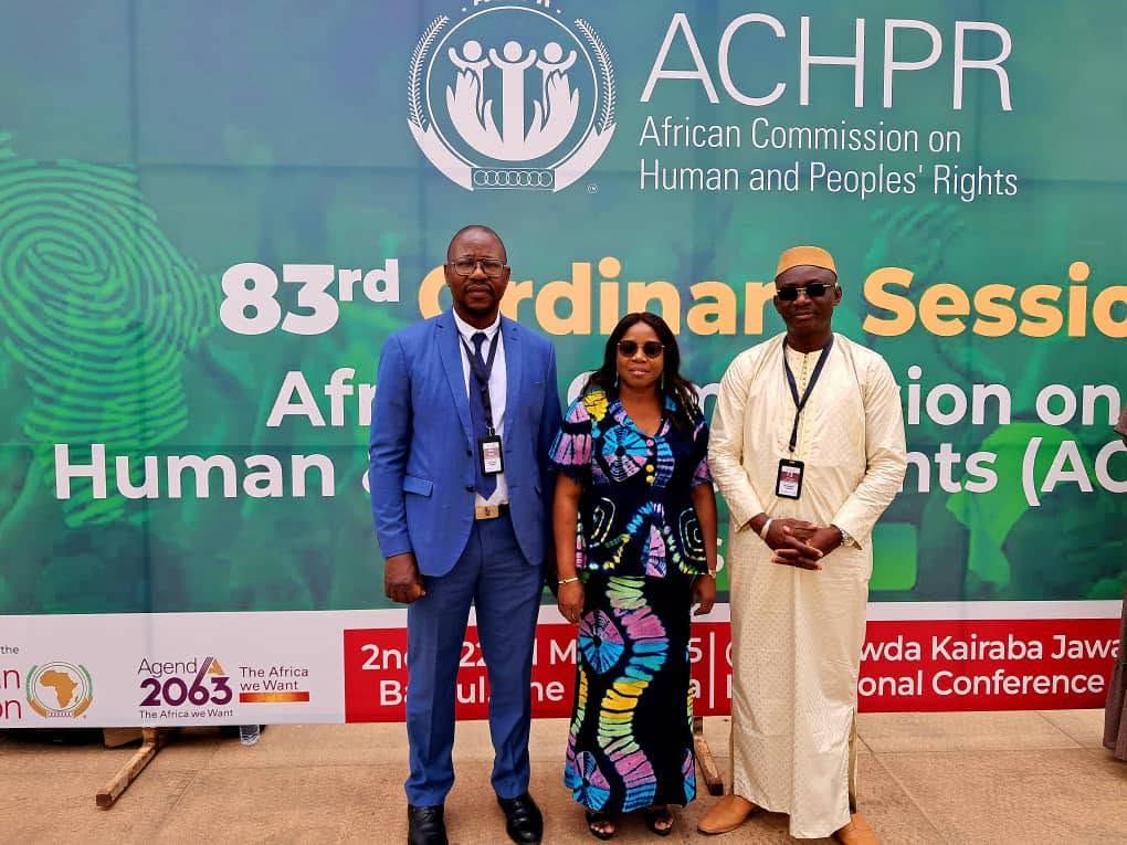 Participation de la CIDDH au Forum des ONG et a la 83e session CADHP.jpg
